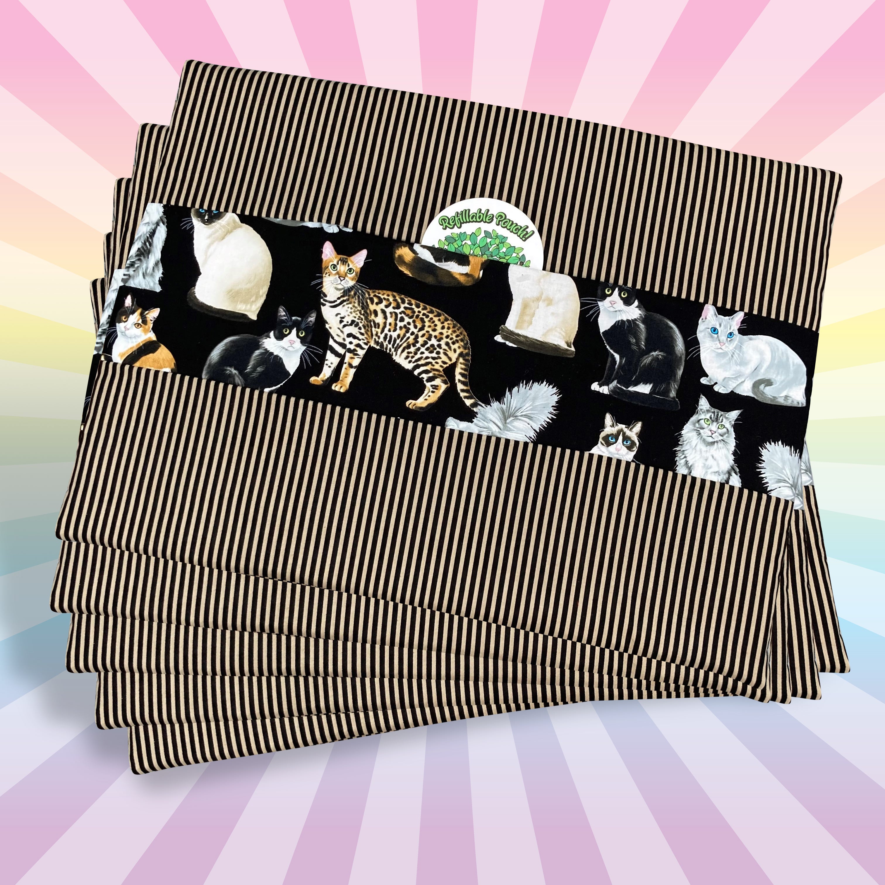 kitty pattern Yoga Mat by Imagenaction