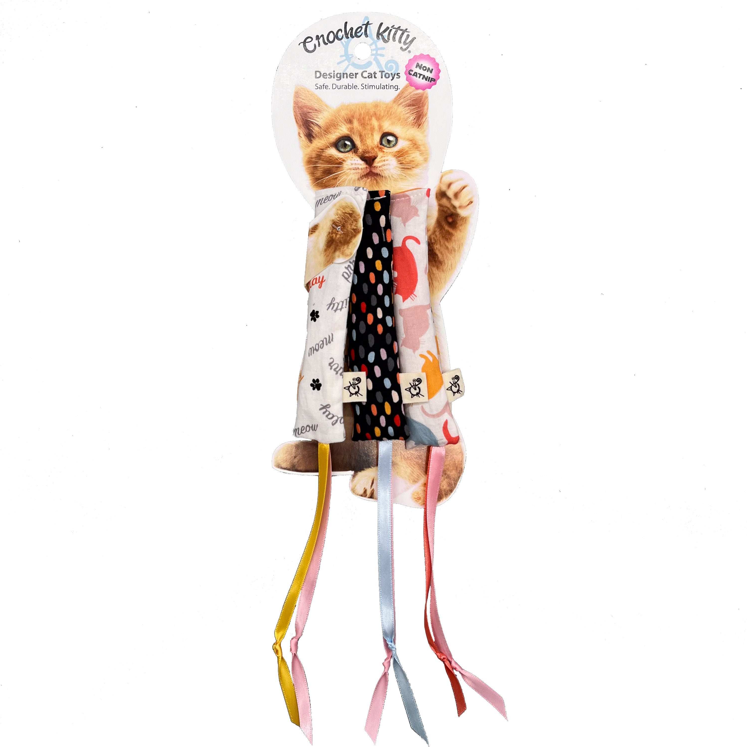 Designer store cat toys