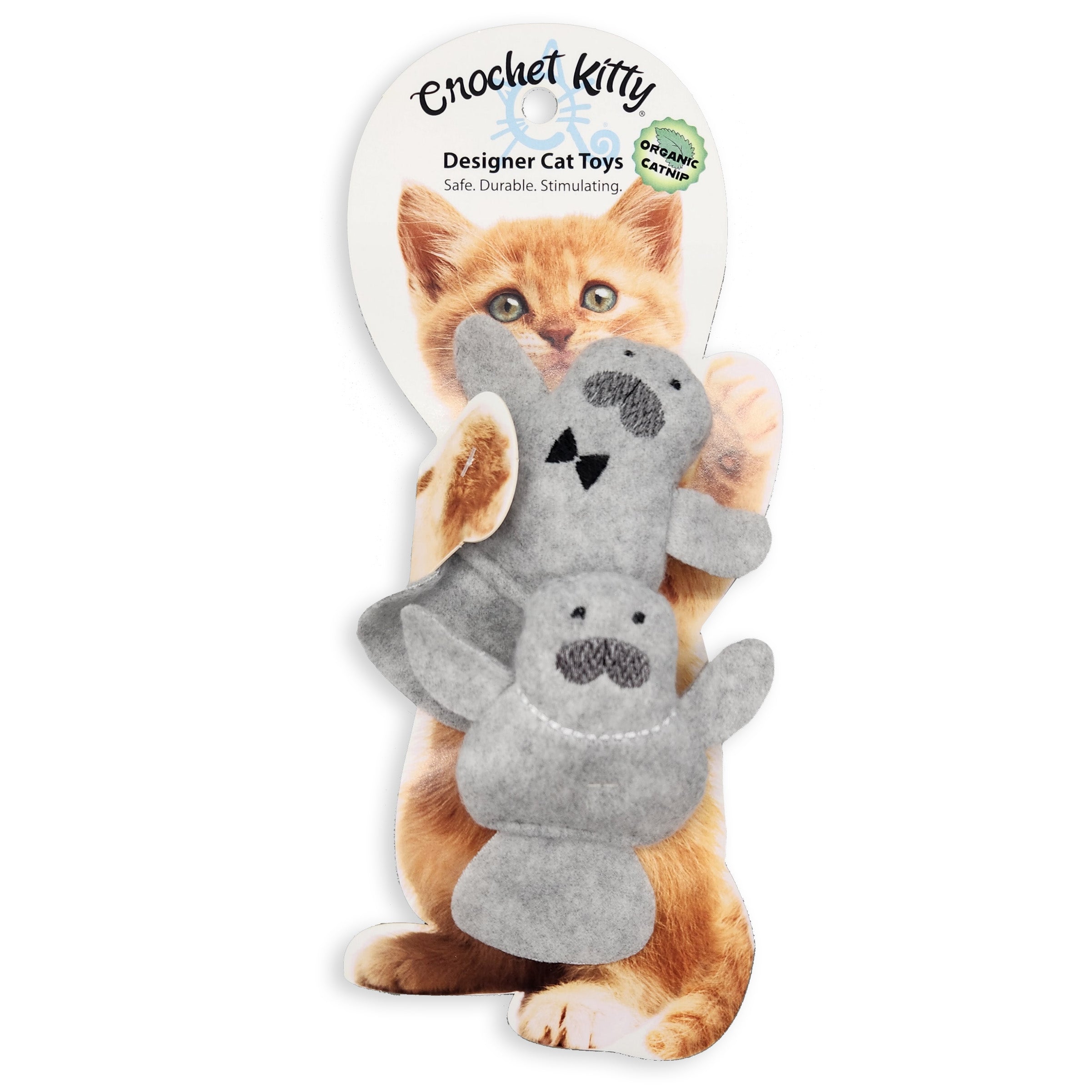 Mr. Mrs. Meownatee Twin Pack Crochet Kitty