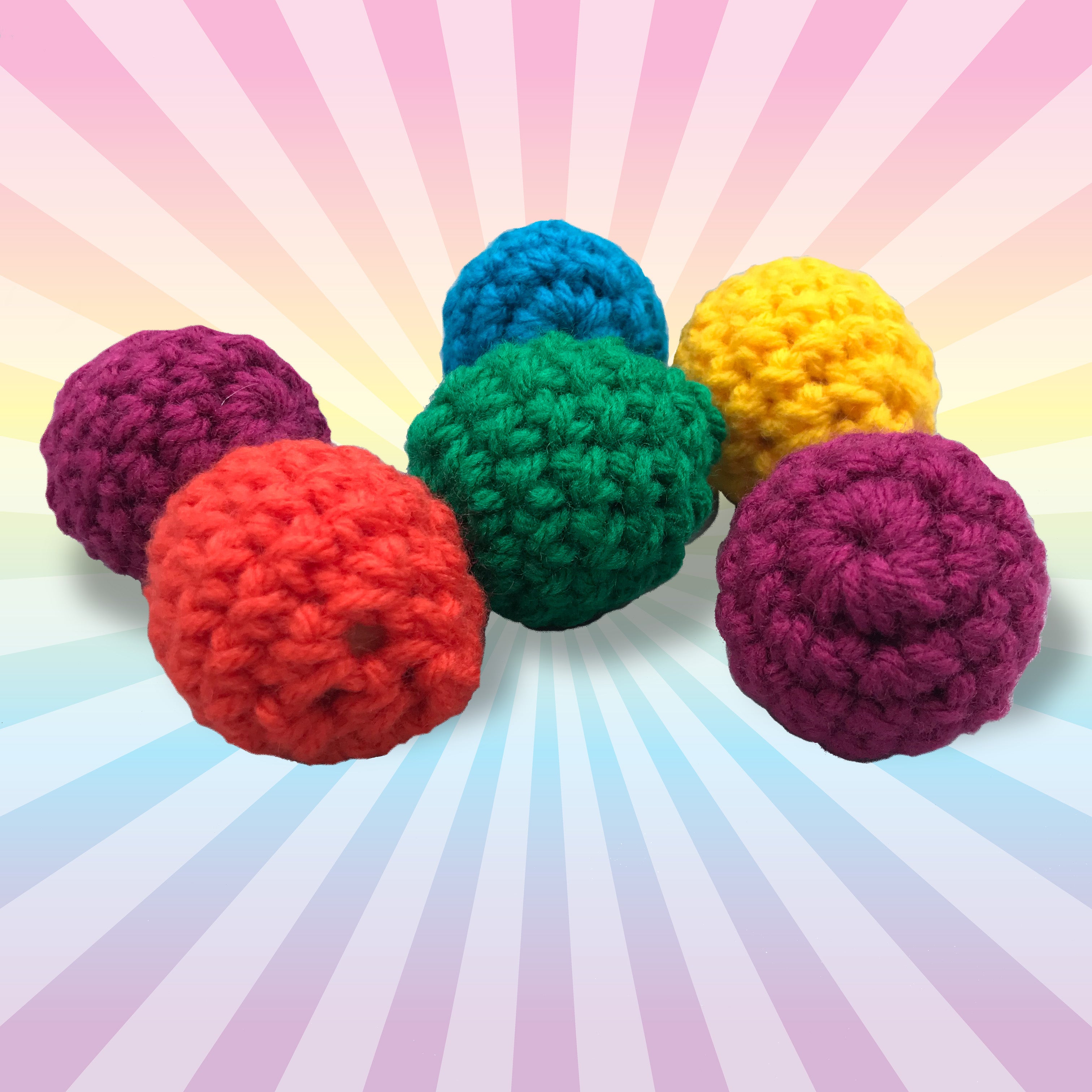 Crochet cat clearance ball